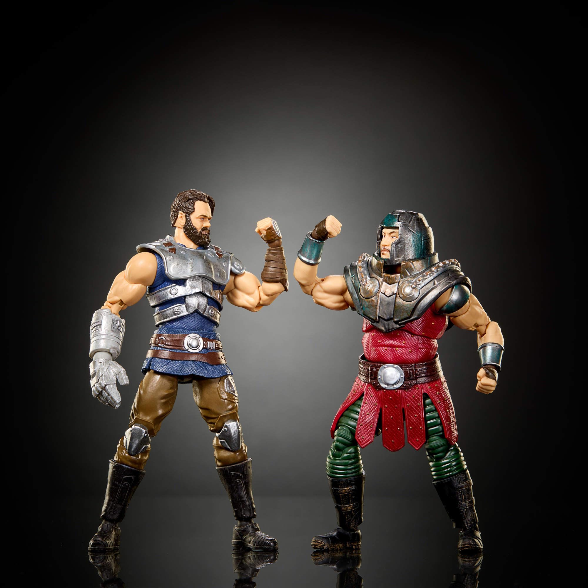 Masters of the Universe Chronicles, 2 Actionfiguren, Maßstab 1:12, detailgetreu zum Film von 2026, Ram Man und Fisto mit lebensechter Beweglichkeit, Jóhannes Haukur Jon Xue Zhang, JKJ34