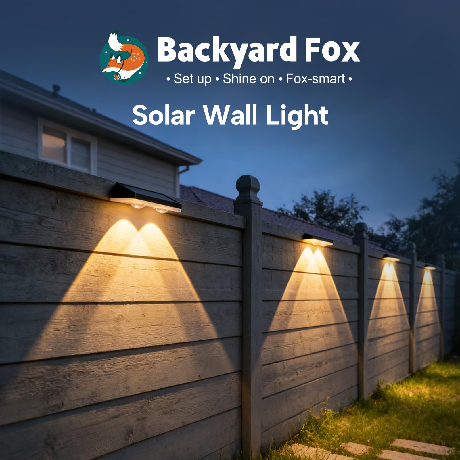 Luces solares para escalones al aire libre, luces de escalera al aire libre, 3000 K/4000 K/6500 K, 3 modos, luz solar para exteriores, jardín, patio, terraza, paquete de 4