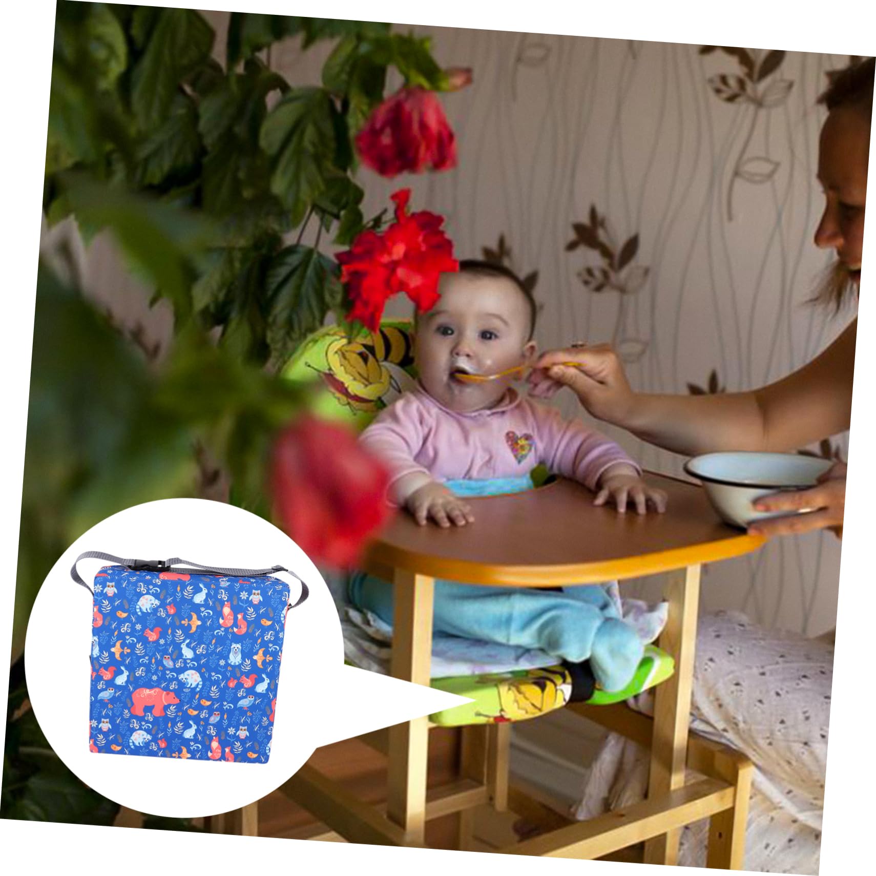 Cojín Antisalpicaduras para Portátil Infantil Desmontable Silla Elevador