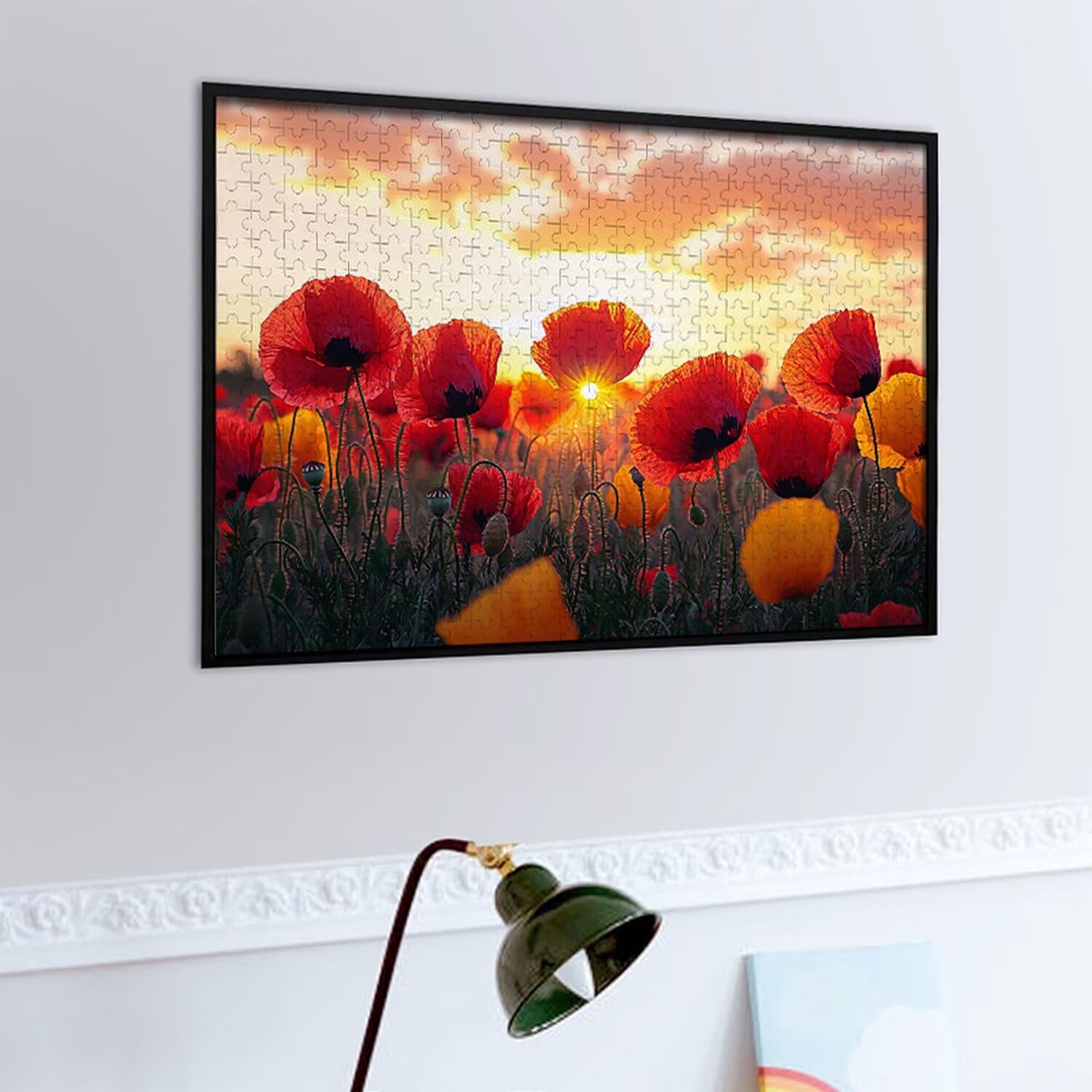 4000 sztuk puzzli, kwiaty maku4000 sztuk puzzli dla dorosłych, prezent rocznicowy, prezent świąteczny, dekoracja domu, zapobieganie degeneracji mózgu u osób starszych v-942