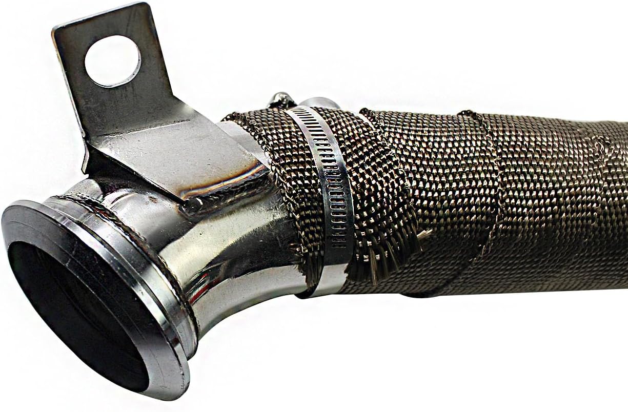 BST BSSP 3" Turbo Pipe W/Heat Wrap Compatible with 2011-2015 Chevy GMC 6.6L LML Duramax Diesel Engines 117000600
