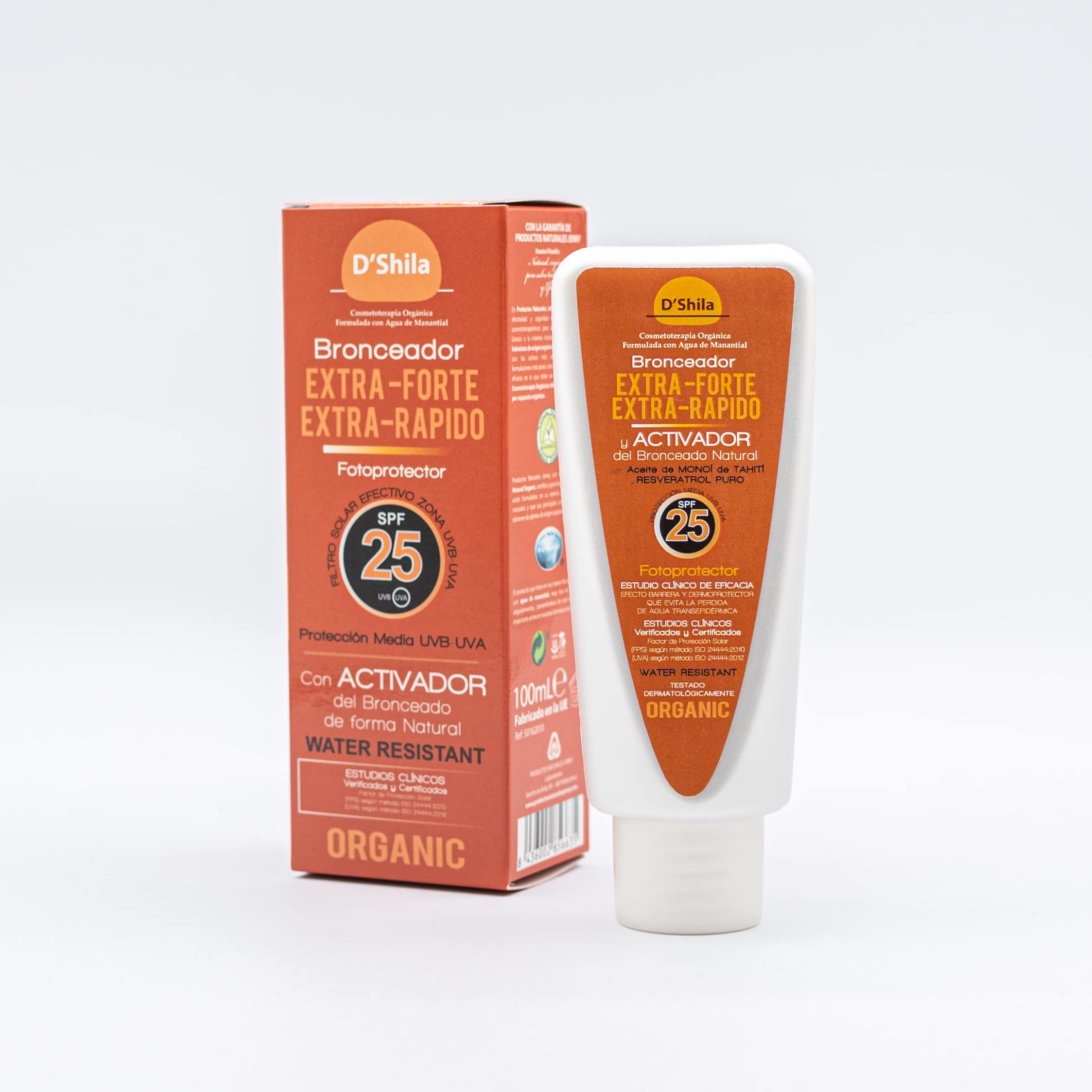 D´Shila, Filtro solar corporal - 100 ml.