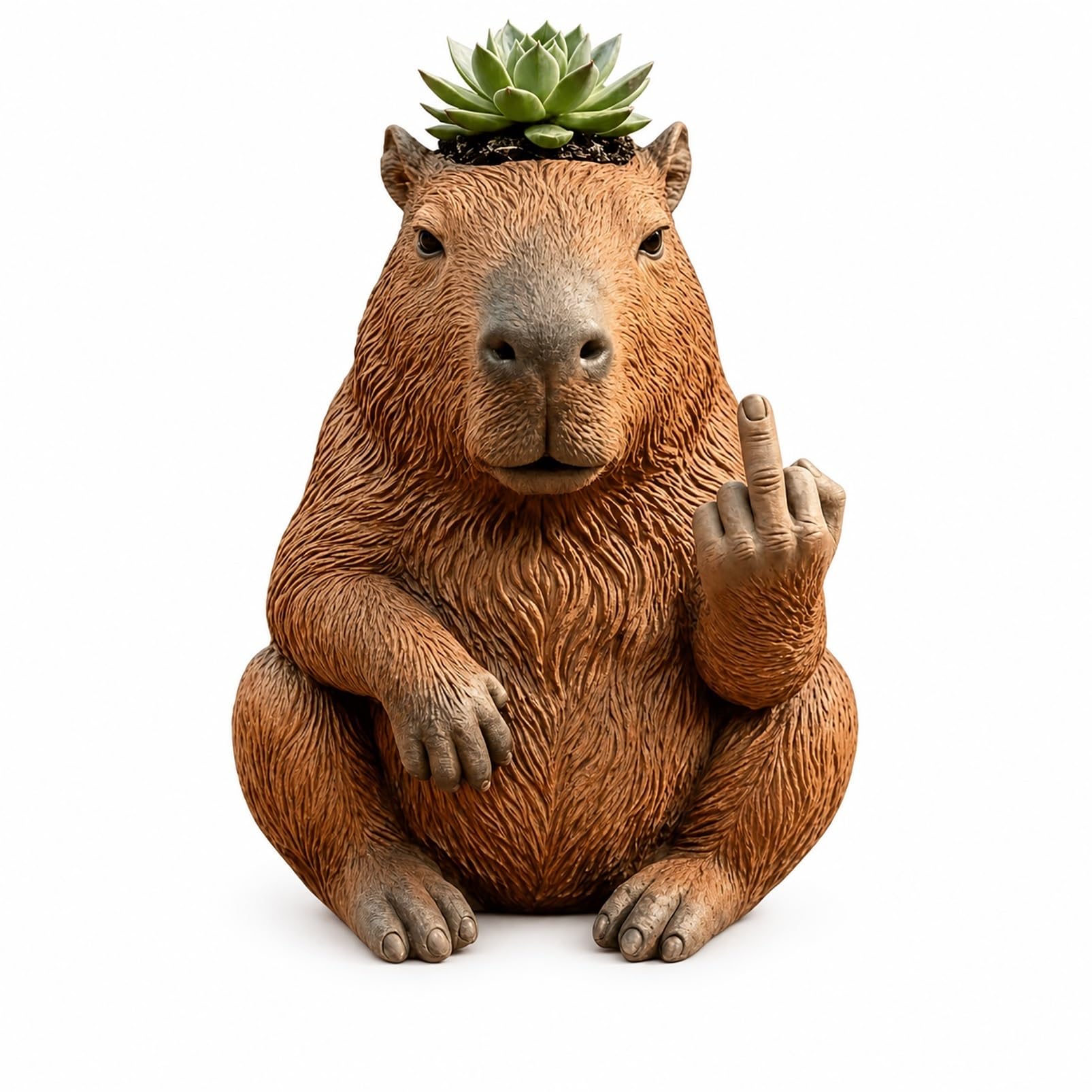 CASOME Funny Animal Planter Pot For Succulents, Cute Desk Decor