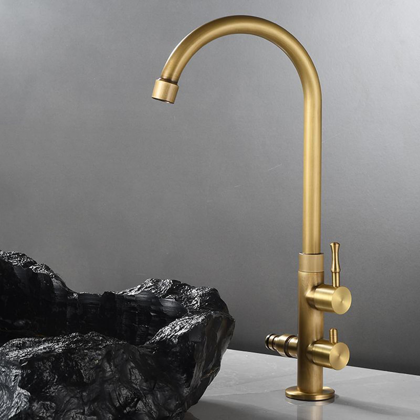 Grifo Lavadora Doble Salida Grifo Mezclador De Baño Grifos Agua Fria Doble Manija,Antigüedad