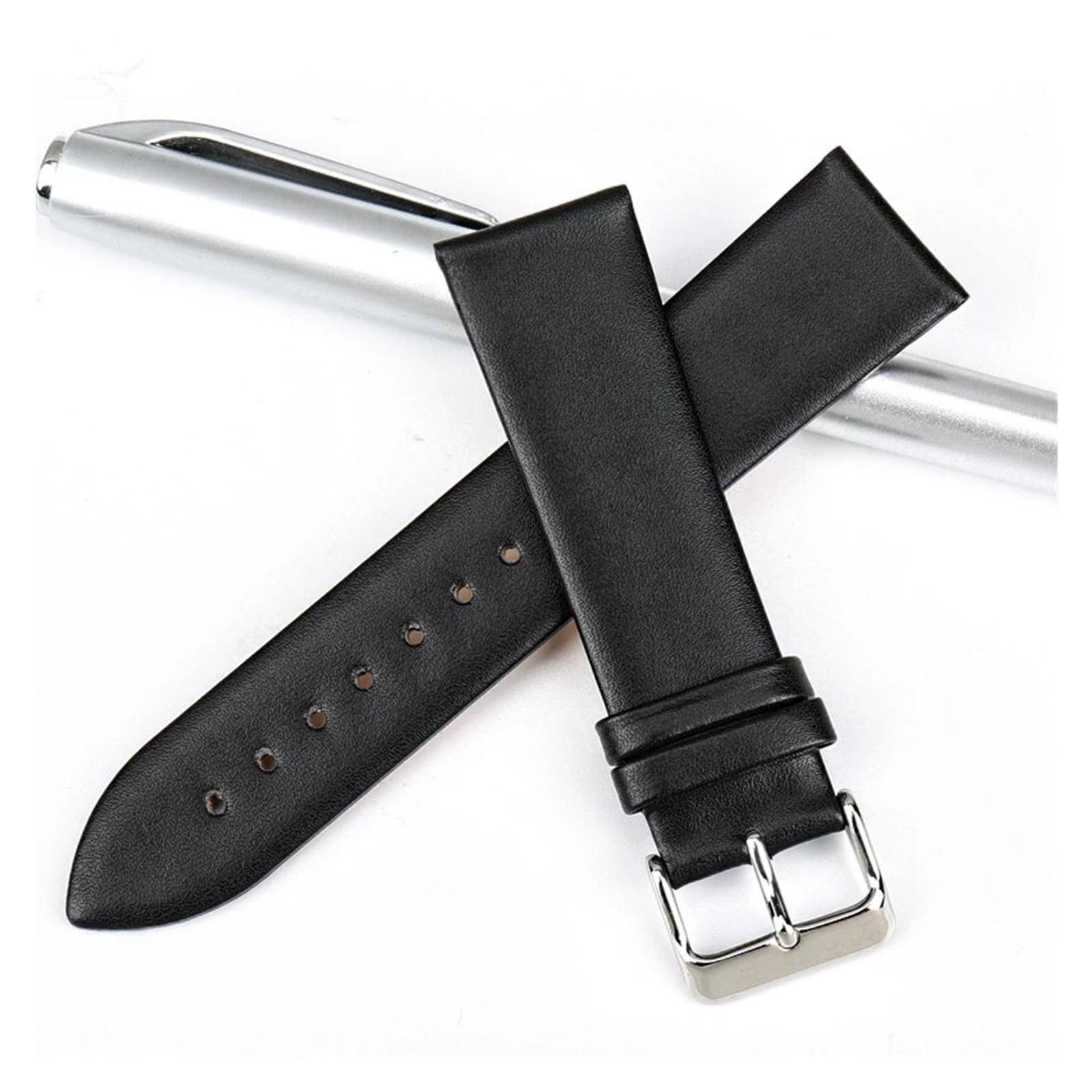 Cong Yi Bracelet De Montre En Cuir Véritable, Accessoires, Noir