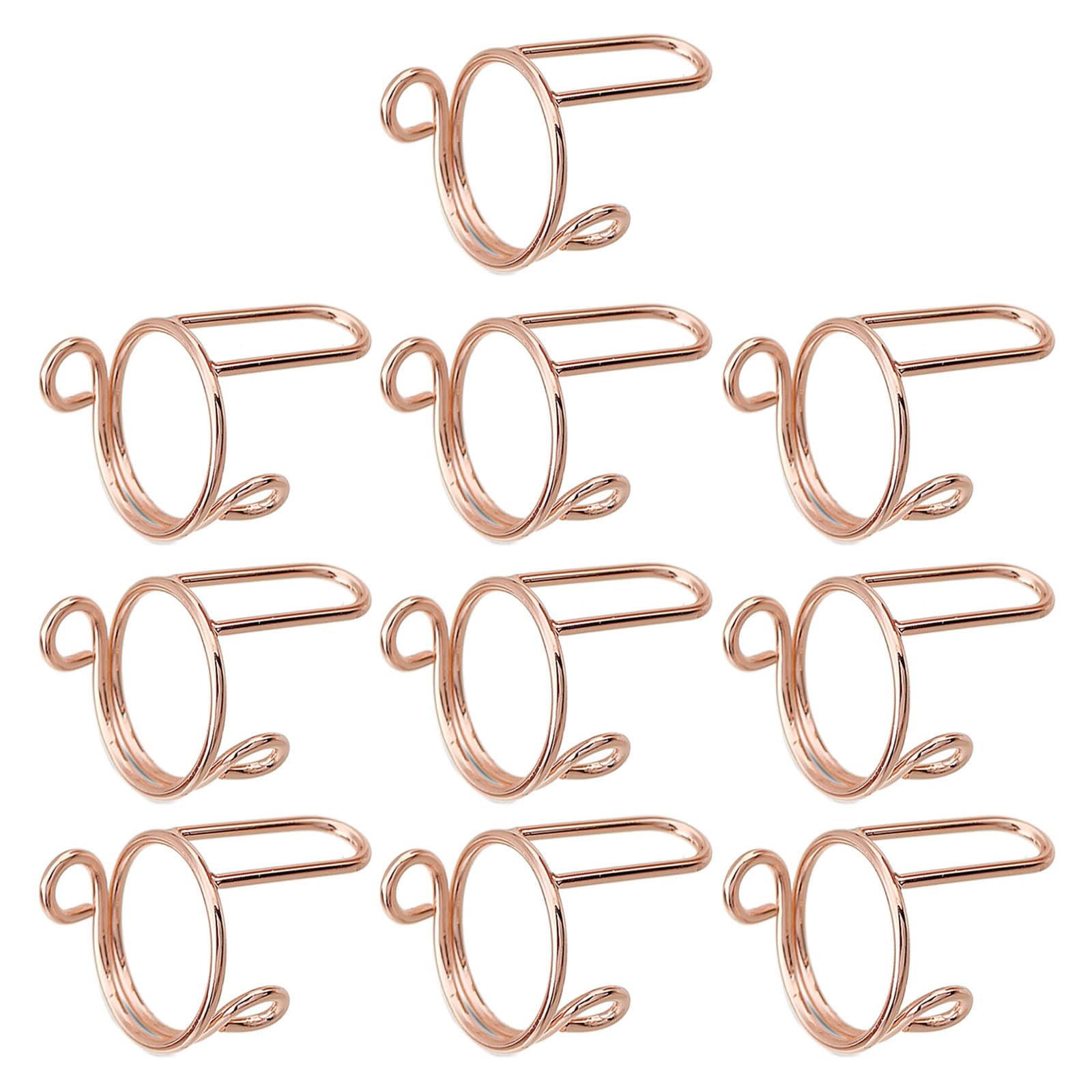FeiYeup Nail Rings 10 Pack Fingertip Art Rings Adjustable Rings Accessory Jewelry Open Rings for Art