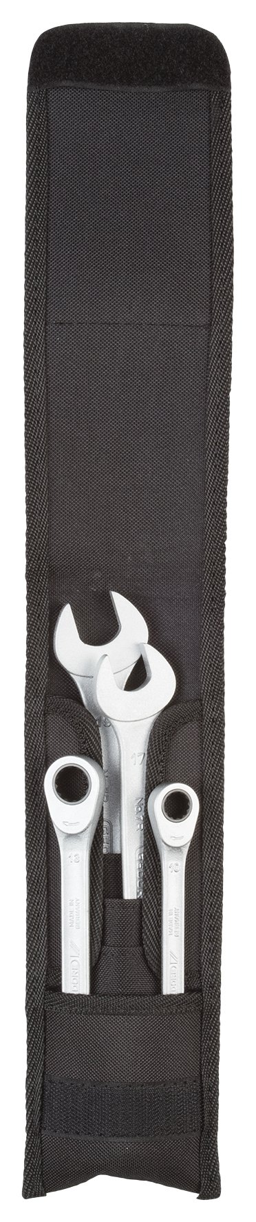 Zestaw kluczy płasko-oczkowych z grzechotką 4-cz. S 7 R-04 10-19 mm GEDORE