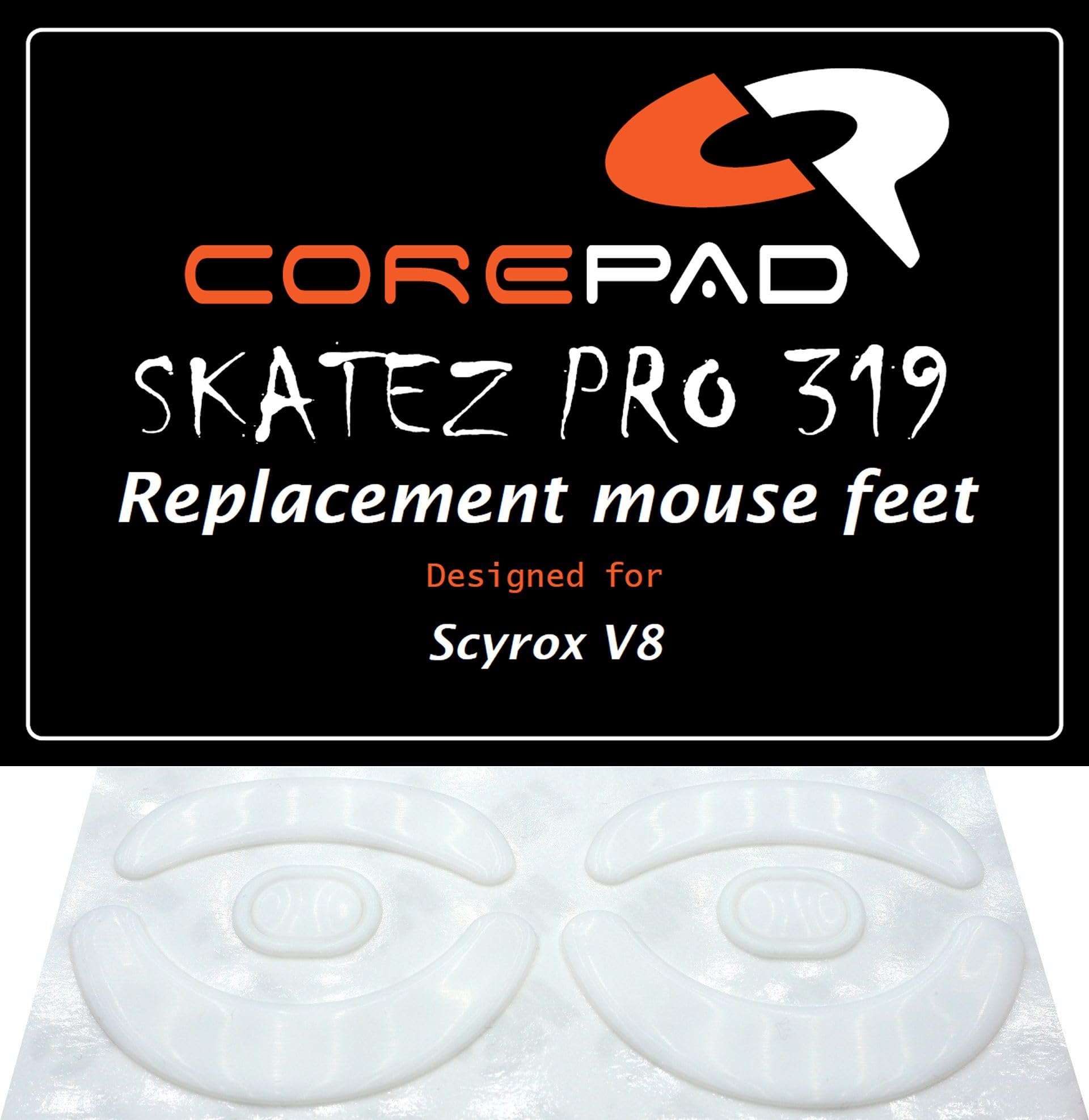Corepad Skatez PRO 319 Ersatz Mausfüße – kompatibel mit Scyrox V8 Superlight 8K Wireless