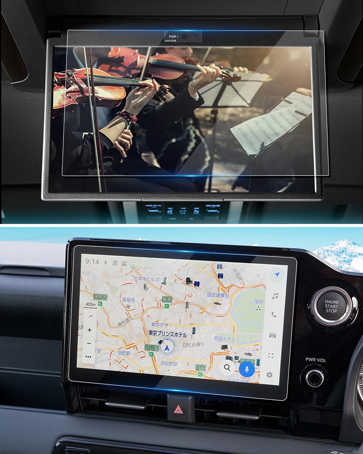 Amazon | ruiya 【2点セット】 2024 トヨタ 新型ヴォクシー ノア 90系 
