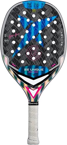 Miniatura 3 de Drop Shot Bronco 2.0 BT Greta Giusti - Raqueta de tenis de playa oficial  Sarga de carbono de 24 quilates  Núcleo suave EVA  Cara 3D + superficie de