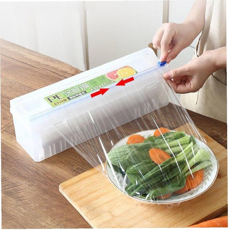 ラップカッター カッター付きプラスチックラップディスペンサー Amazon｜ラップホルダー ラップケース ラップディスペンサー