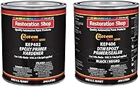 Vista 11 de Custom Shop - Imprimación/sellador epoxi negro de 2.1 COV (kit de galones) anticorrosivo DTM de alto rendimiento para uso automotriz e industrial.