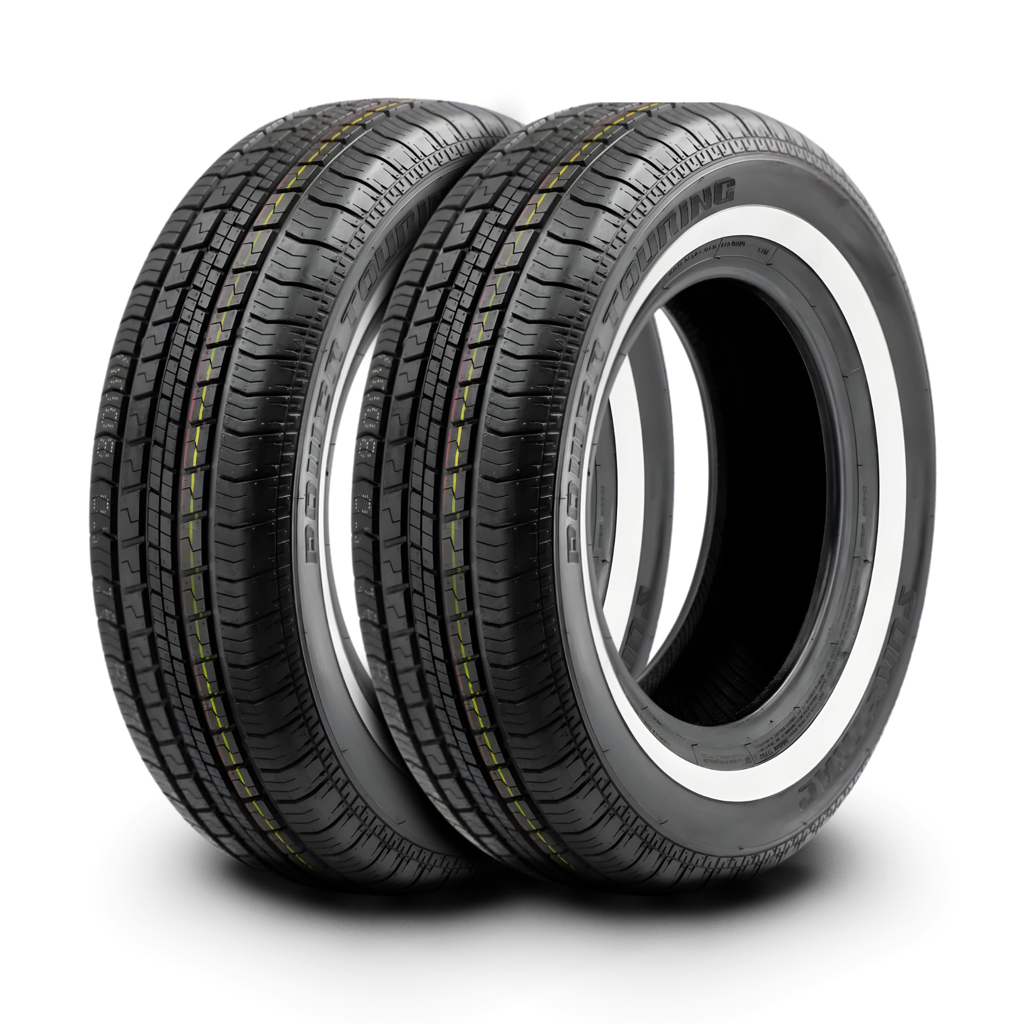 Tectonic P175/70R14 Suretrac Power Touring 84S | (WSW) White Side Wall All-Season Touring Tire | Premium Passenger Car Tire | P175/70R14 | 175 70 14 | 1757014 | TIRE ONLY - 5