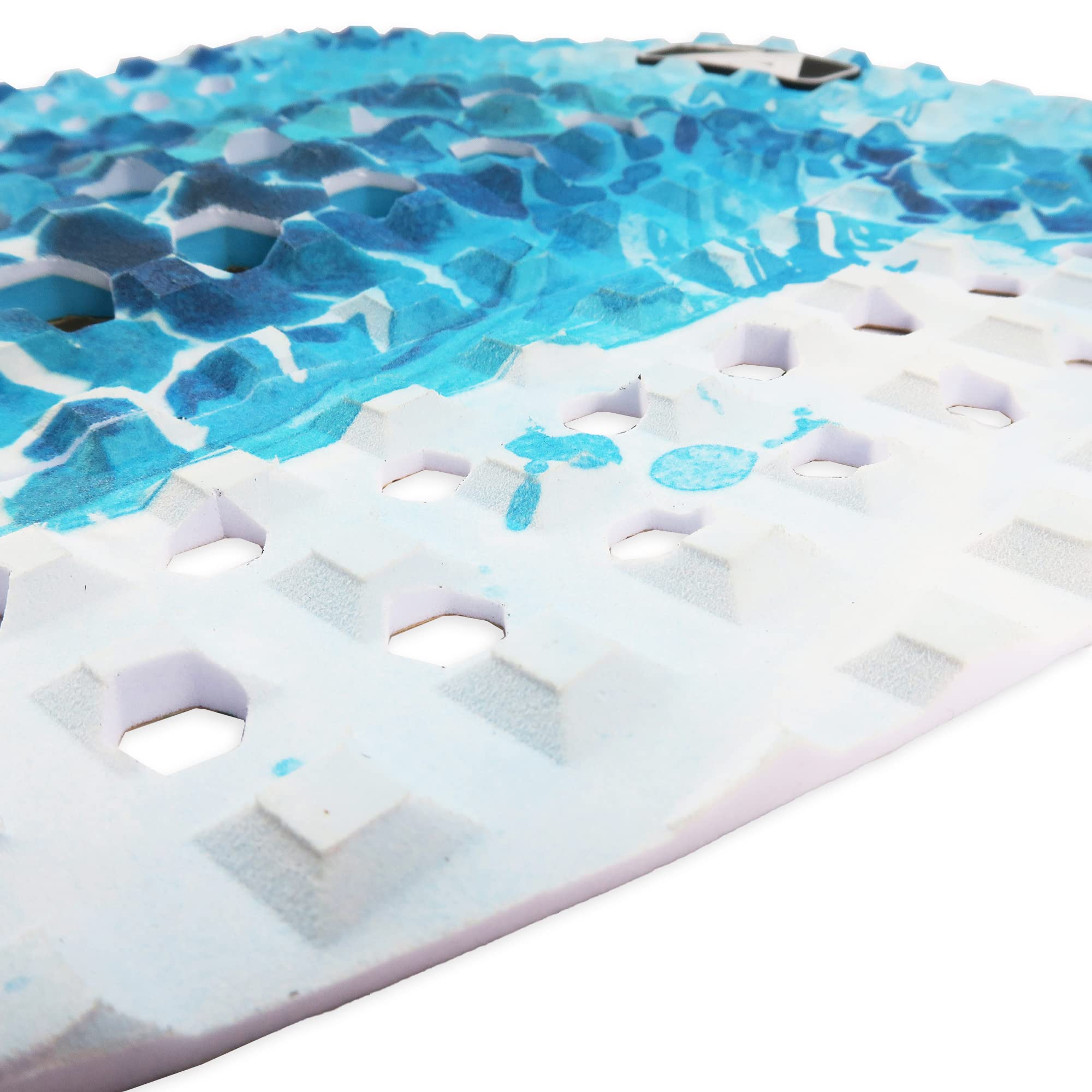 AQUBONA 3 Pezzi Stomp Pad Tavola da Surf Eva Trazione Anteriore Pad con Adesivo Coda Pad Professionale Applicabile Tutte Le Tavole da Surf, Shortboard, Longboard, Skimboard