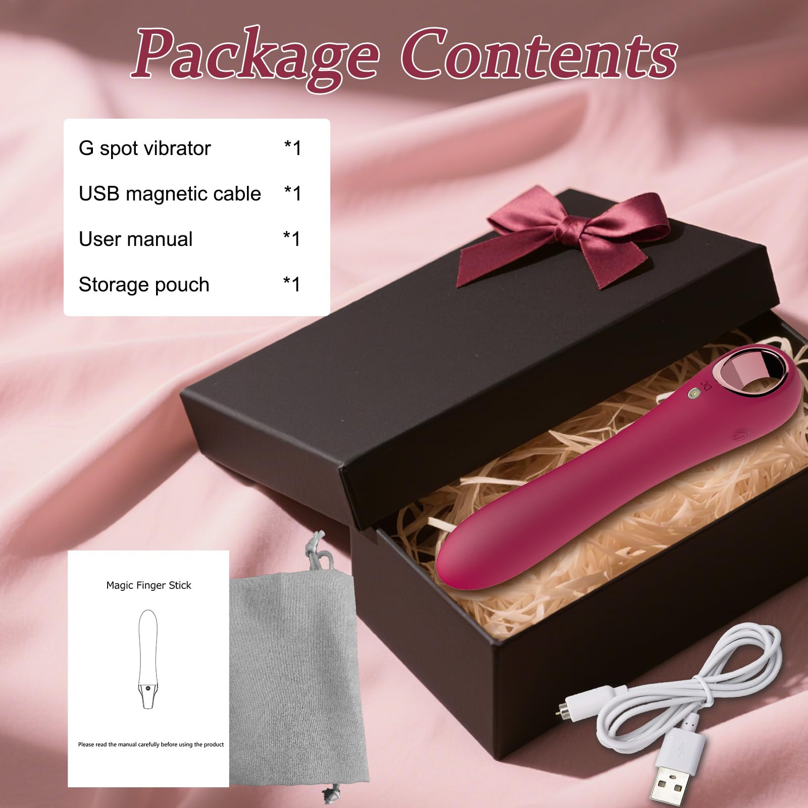 Tuitionua Adult Sex Toys Dildo - APP Control G Spot Dildos Vibrator for Woman, Clitoral Stimulator with 10 Vibration Modes, Adult Toys for Women and Couples(APP Pink)