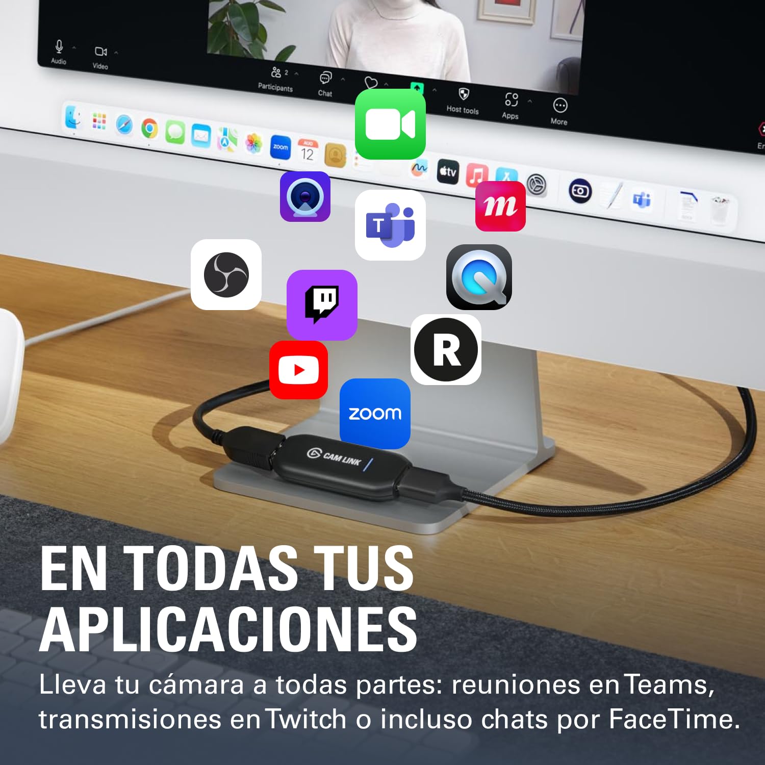 Elgato Cam Link 4K, capturadora externa de cámara