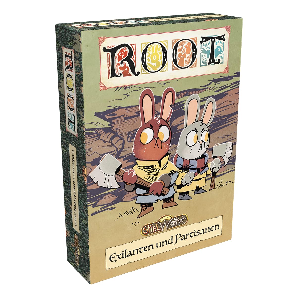 Spielworxx, Root - Exiles and Partisans, Expansion, Connoisseur Game, 2-6 Players, 10+ Years, 90 Minutes, German
