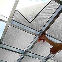 Vista 6 de Película aislante reflectante de papel de aluminio, película opaca de privacidad para ventanas de vidrio, bloqueo solar, control de calor, tinte