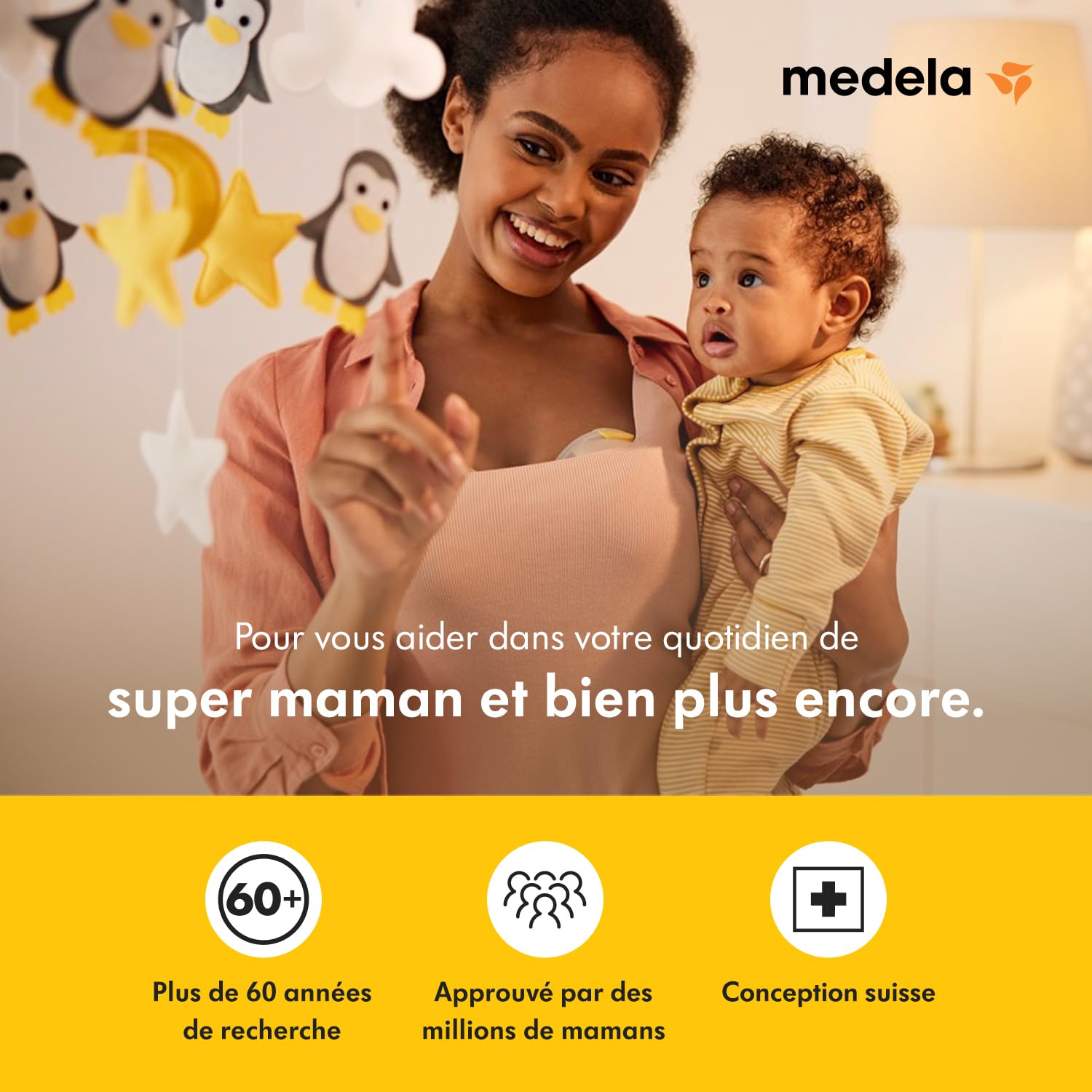 Medela collecteur de lait maternel In-bra, étanche et facile à porter, avec bouchon souple, forme anatomique, sans BPA, facile à nettoyer et lavable au lave-vaisselle, capacité de 30 ml