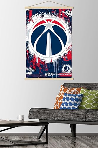 Miniatura 9 de Trends International NBA Washington Wizards - Maximalist Logo 23 Wall Poster with Magnetic Frame