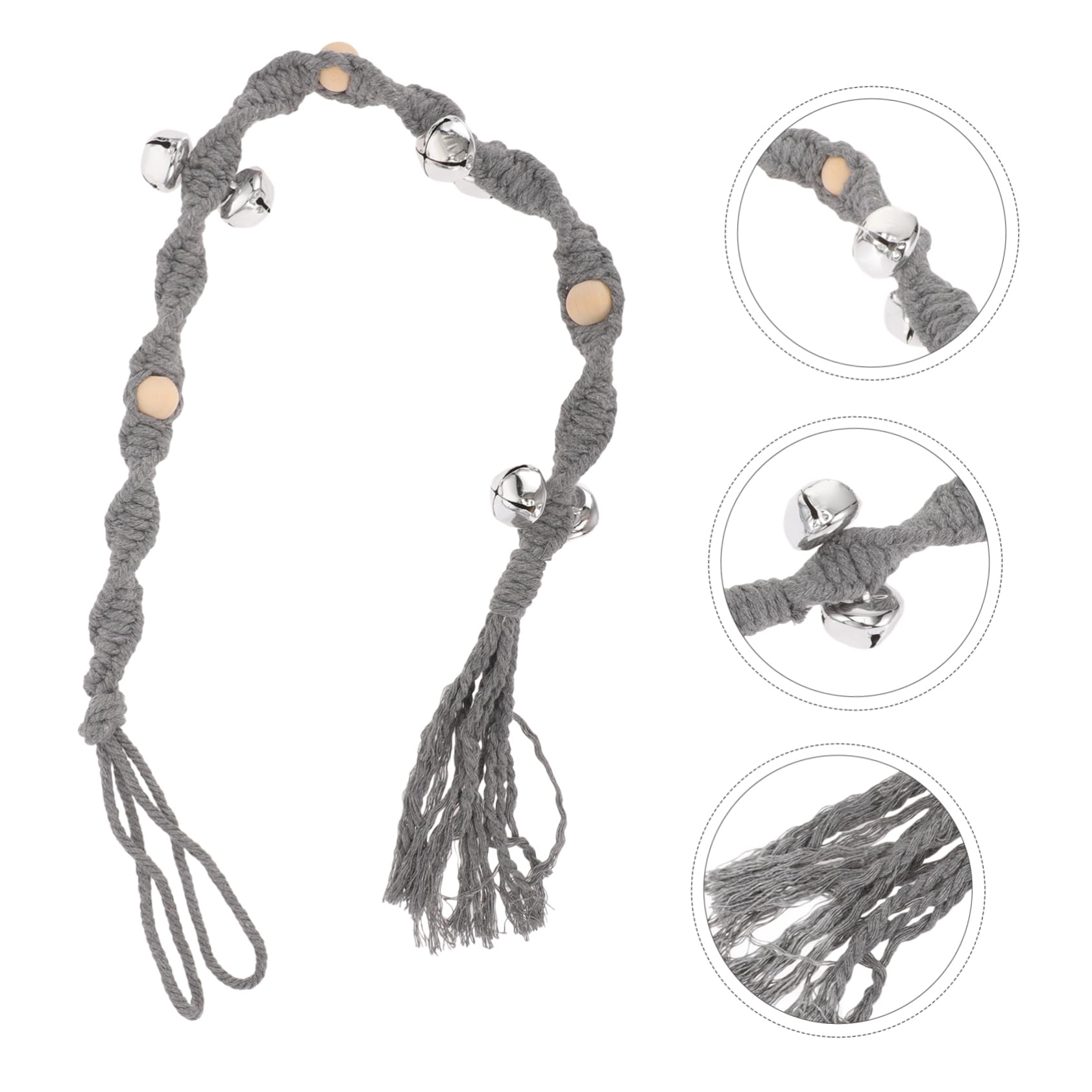 SUPVOX Hanging Dog Doorbell Professional Pet Doorbell Woven Dog Door Bell for Puppy Training