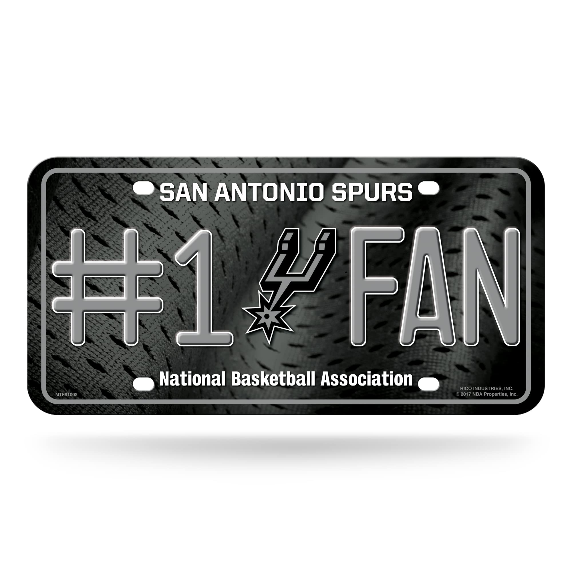 NBA #1 Fan Metal License Plate Tag