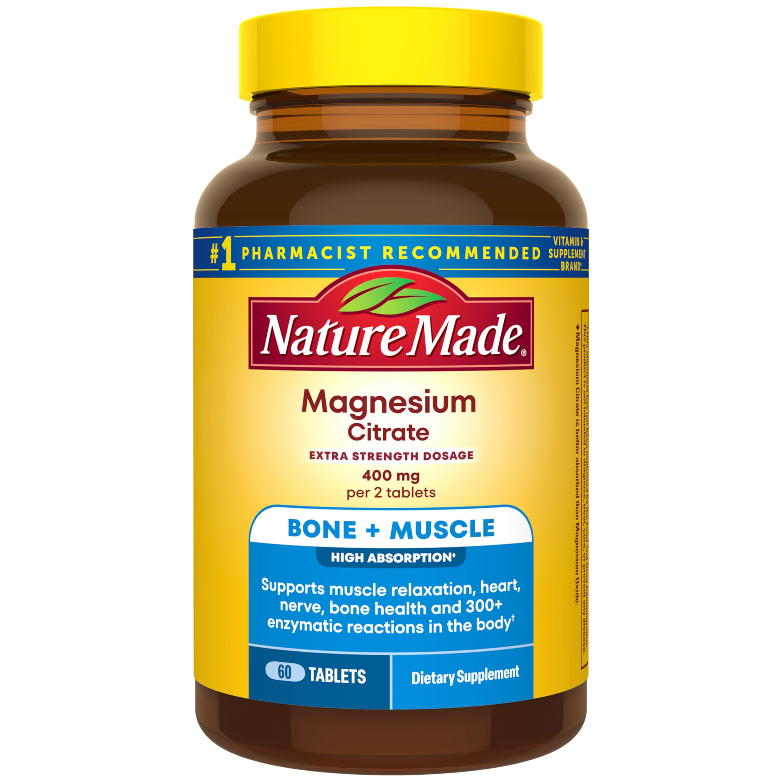 Amazon.com: Nature Made Extra Strength Dosage Magnesium Citrate