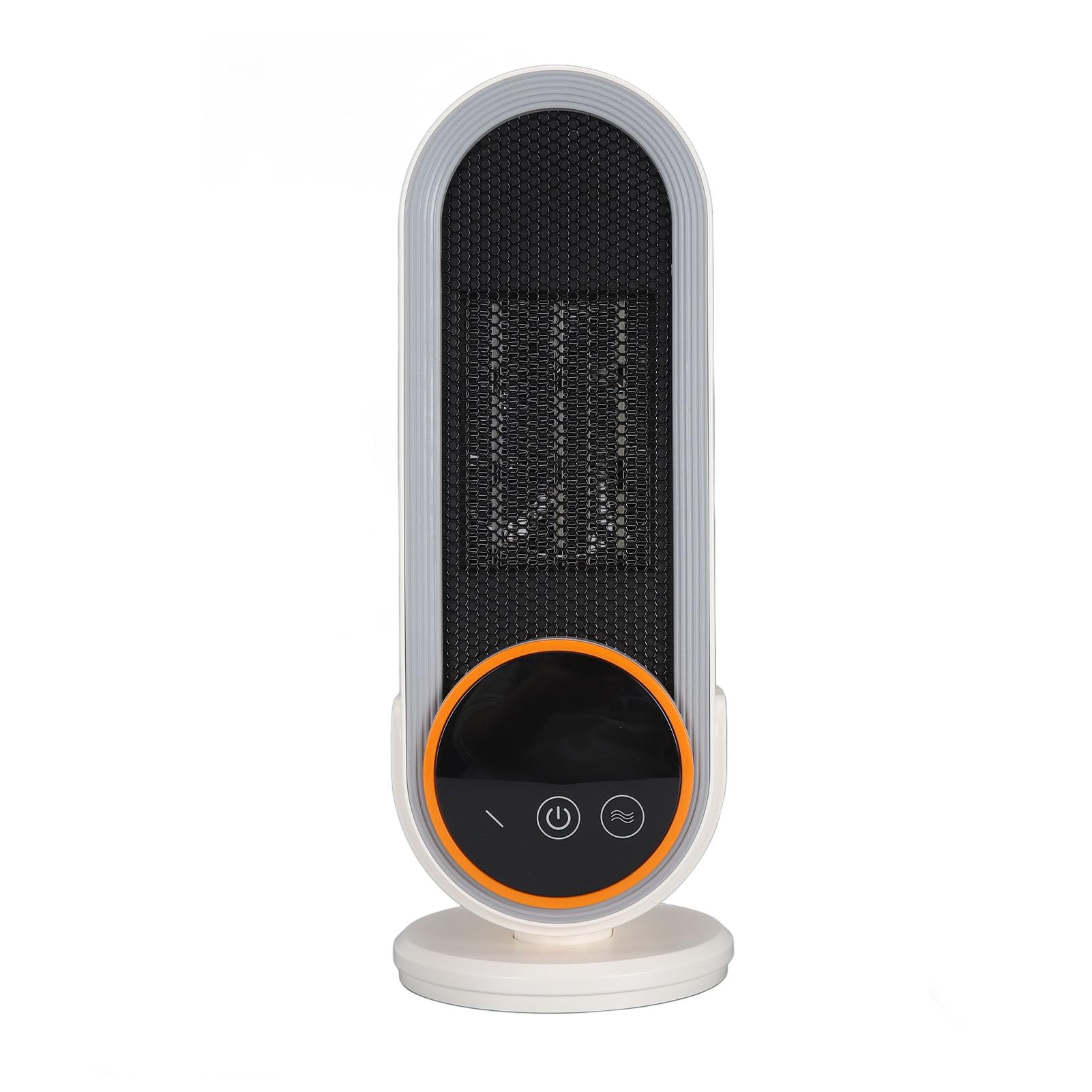 Fdit Calentador Cerámico PTC 1200W con Protección contra Vuelcos y Temporizador Ajustable de Temperatura para Oficina Dormitorio Uso en Escritorio (Enchufe europeo 220V)