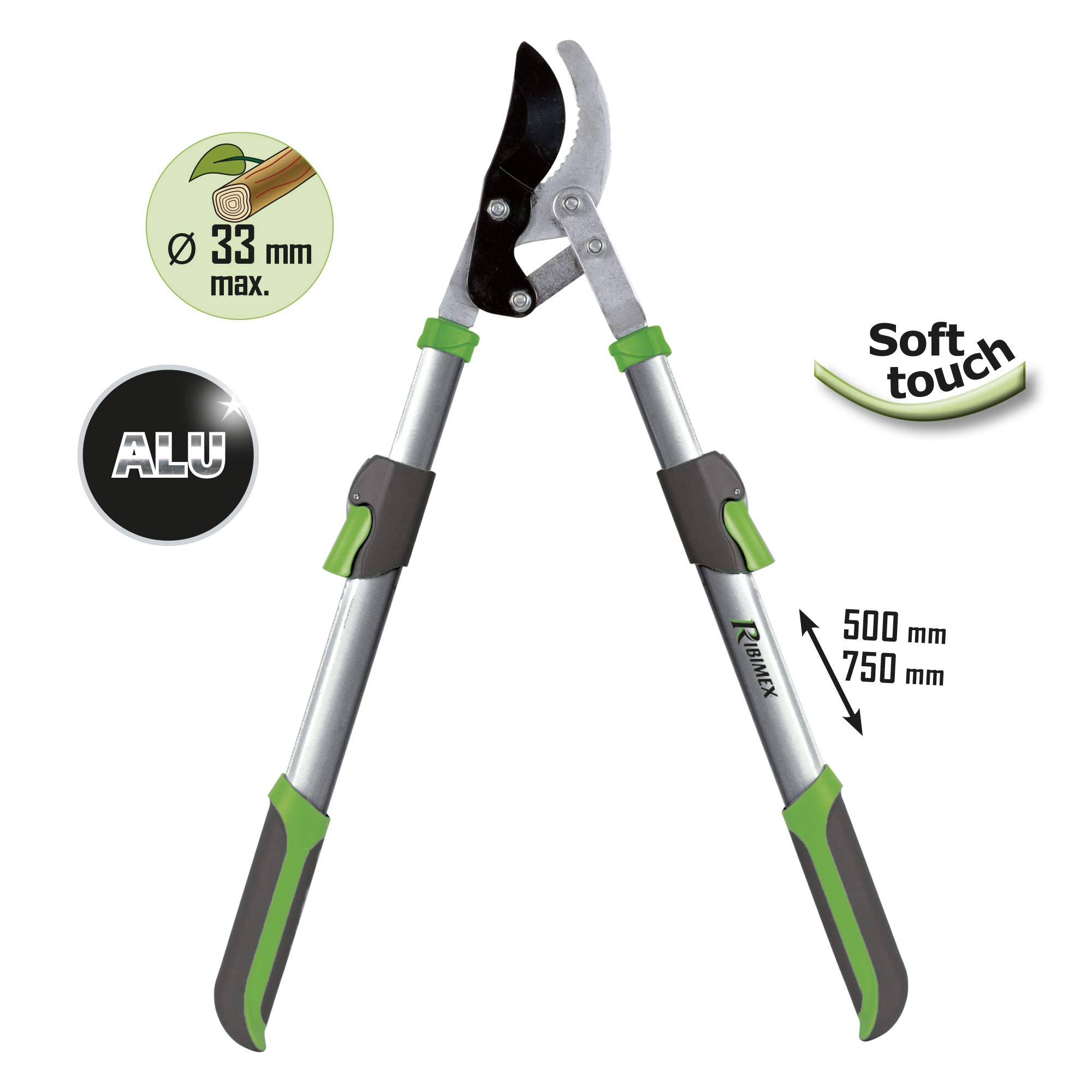 COUPE BRANCHE TELESCOPIQUE 98cm EN ALUMINIUM