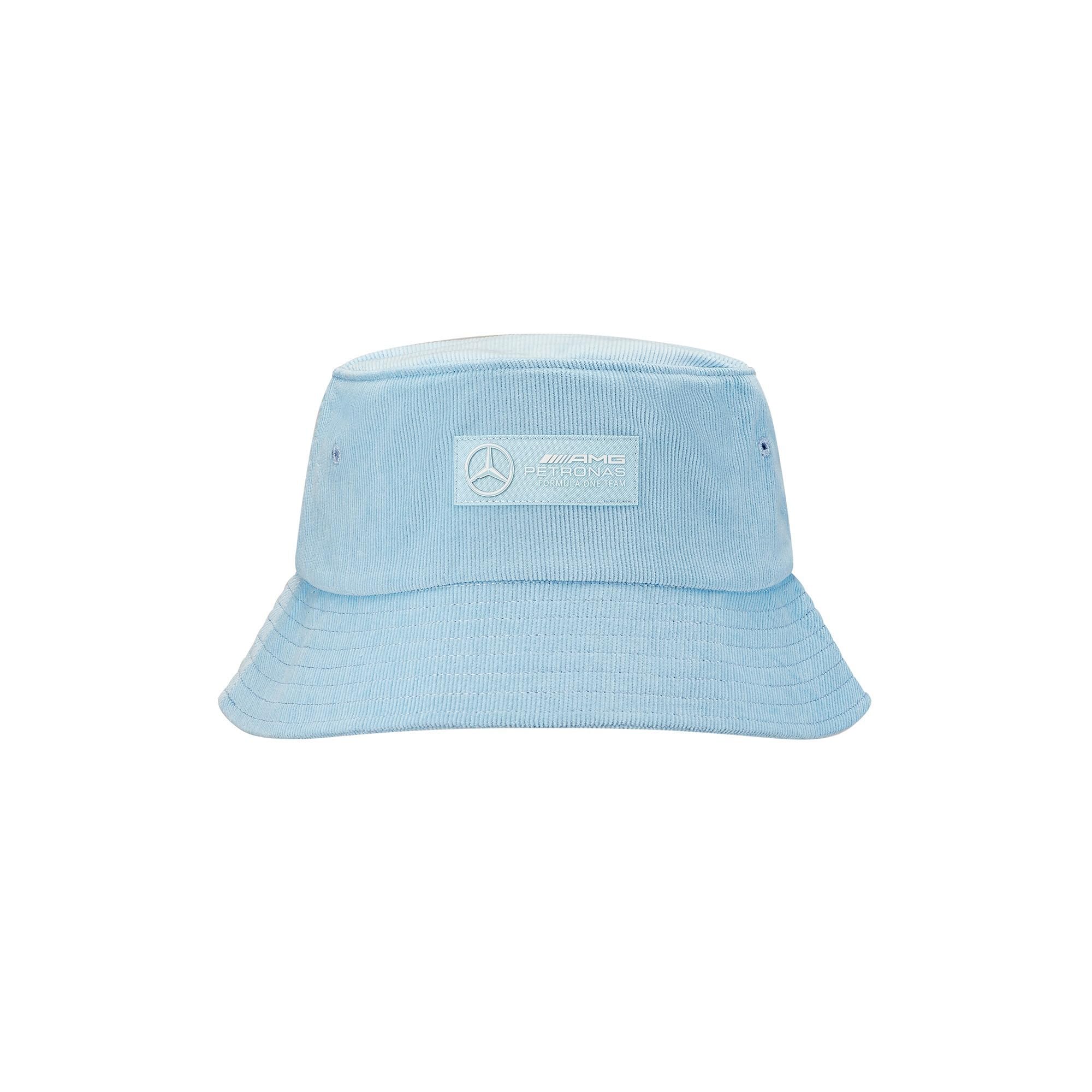 Mercedes-Benz Unisex Blue Mercedes Amg Petronas Formula One Team - Retro Bucket Hat - Size: One Size
