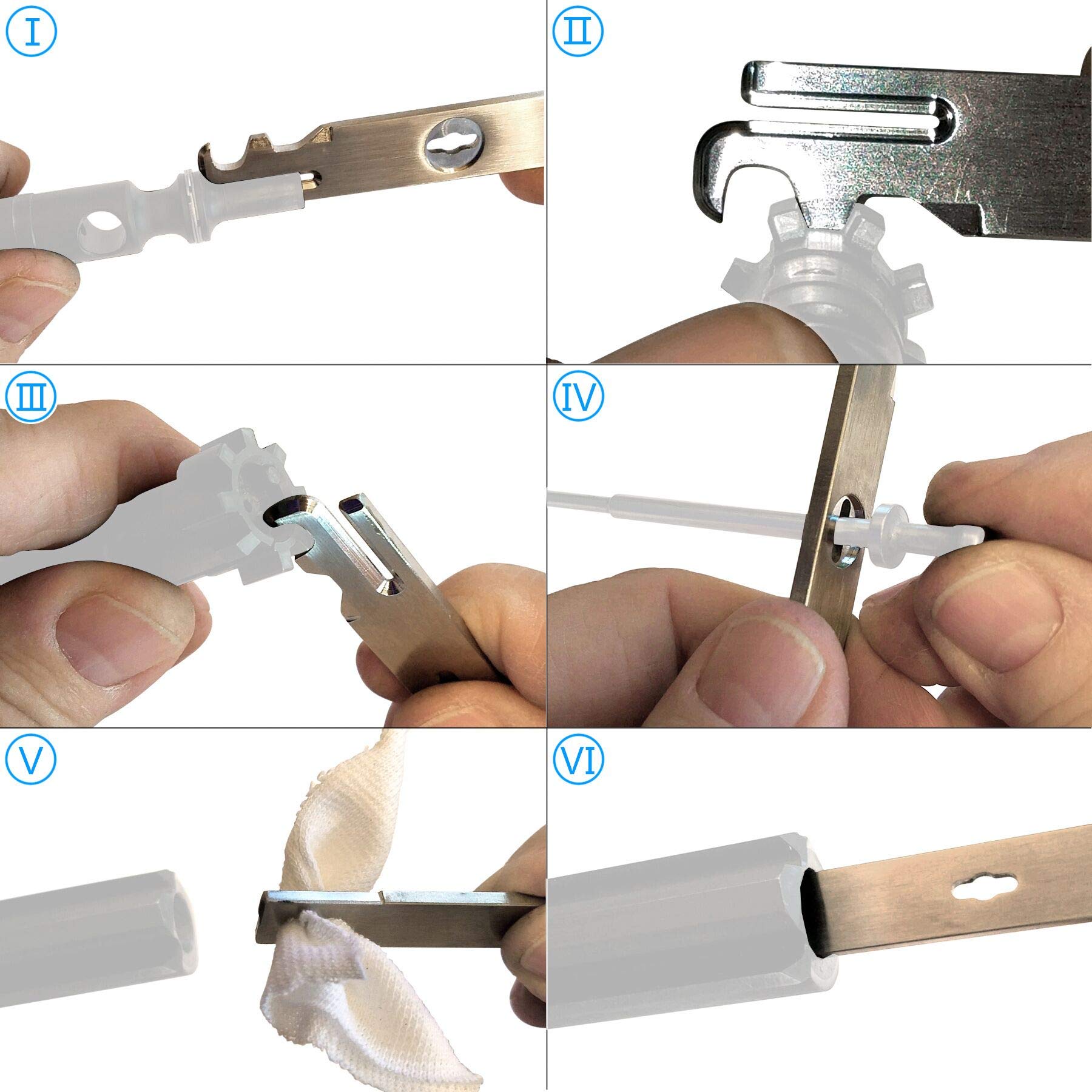Raiseek BCG Carbon Scraper Cleaning Tool for .223 5.56