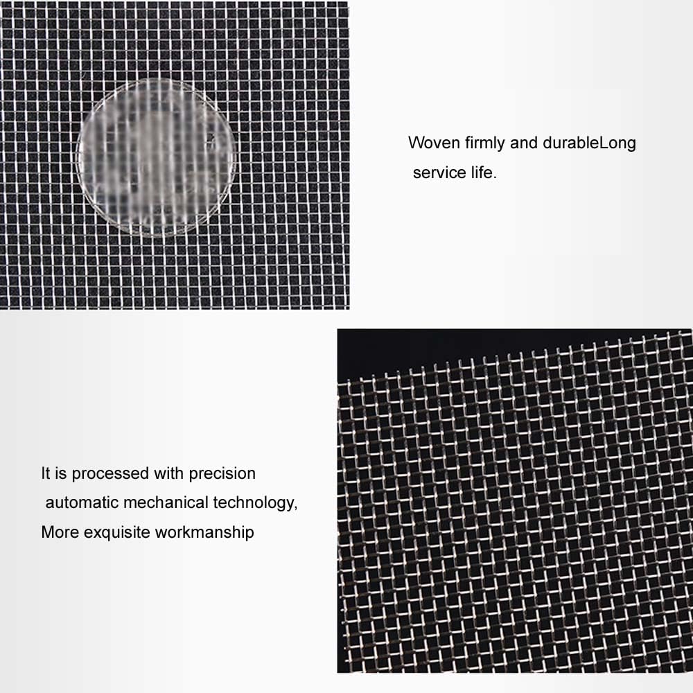 JWOO 1 Stück 200 Mesh Filterdrahtgitter, 20 * 79 Zoll Edelstahl-Siebgitter, for Trennen von Komponenten Filtersieb Superfine