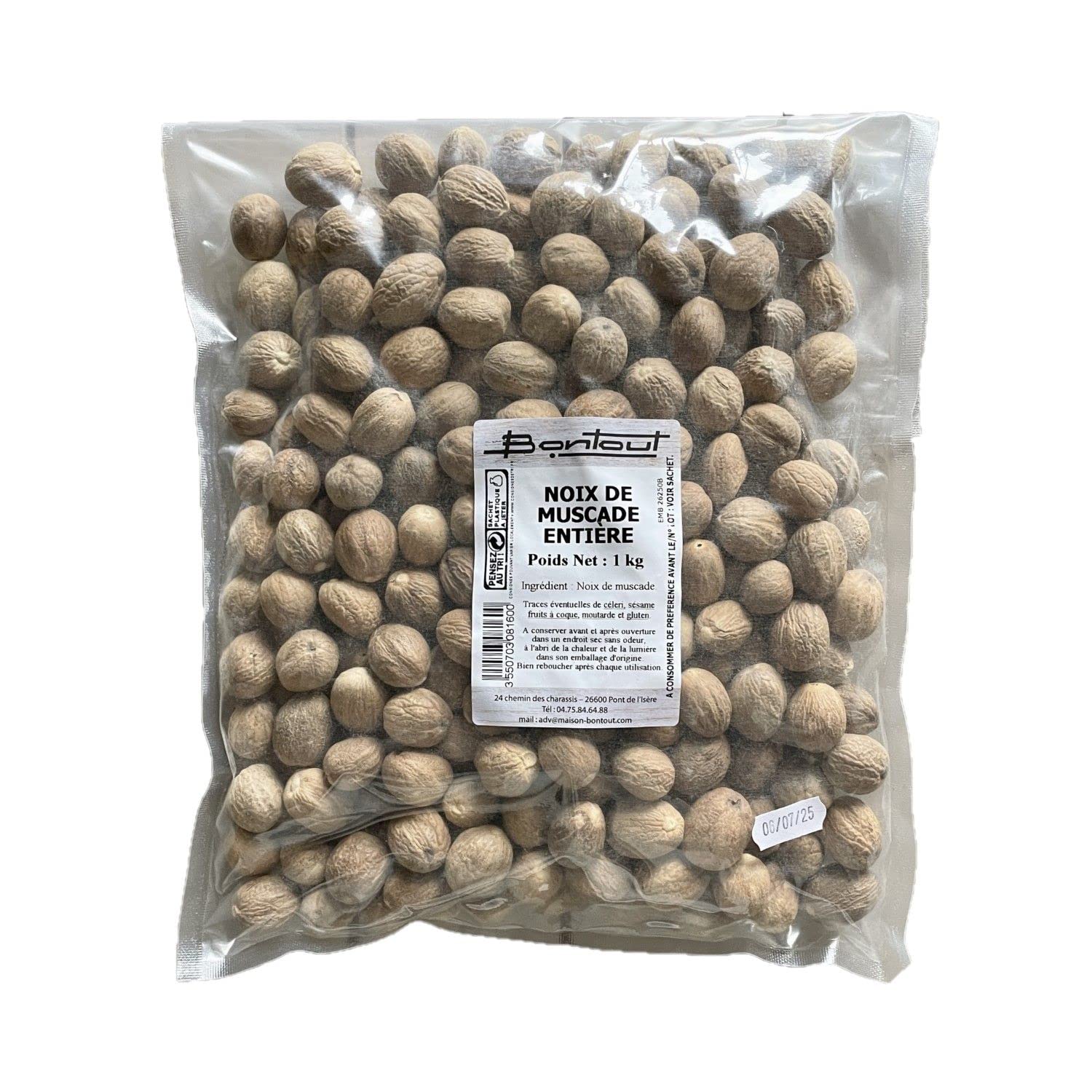 Noix de muscade - Sachet 1kg