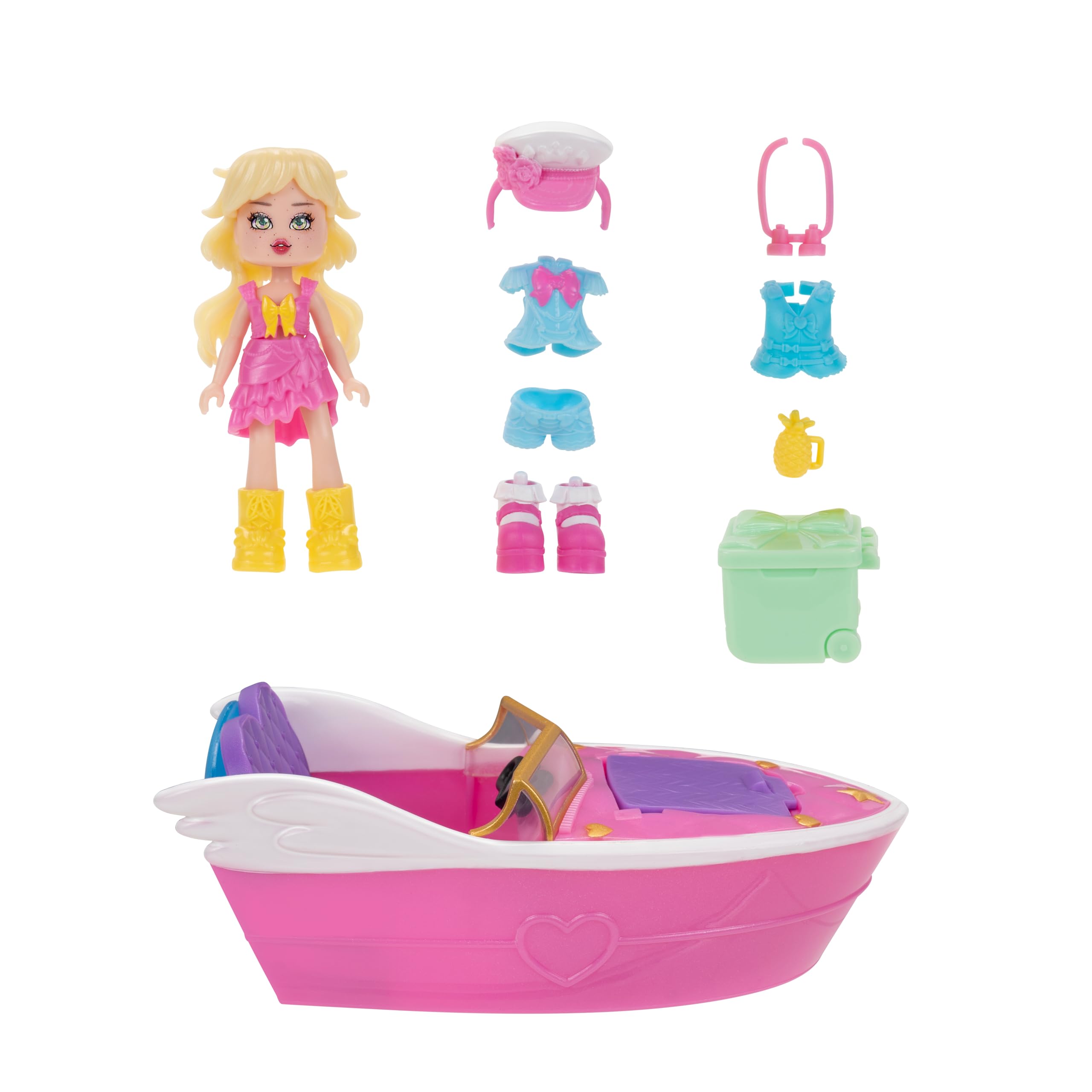Royale High Royale Boat – (1) Puppe mit 9 Mix & Match Fashions – Offizieller digitaler Roblox-Artikel enthalten – ab 5 Jahren