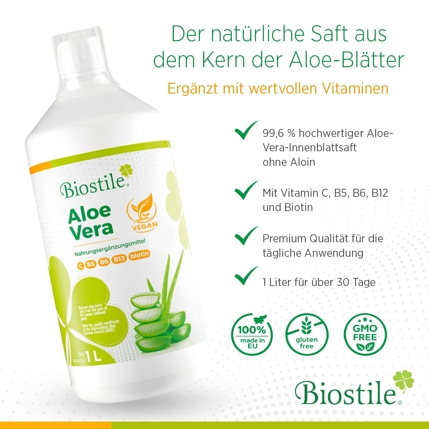 Aloe Vera – Natürliches Aloe Vera Elixier mit wichtigen Vitaminen