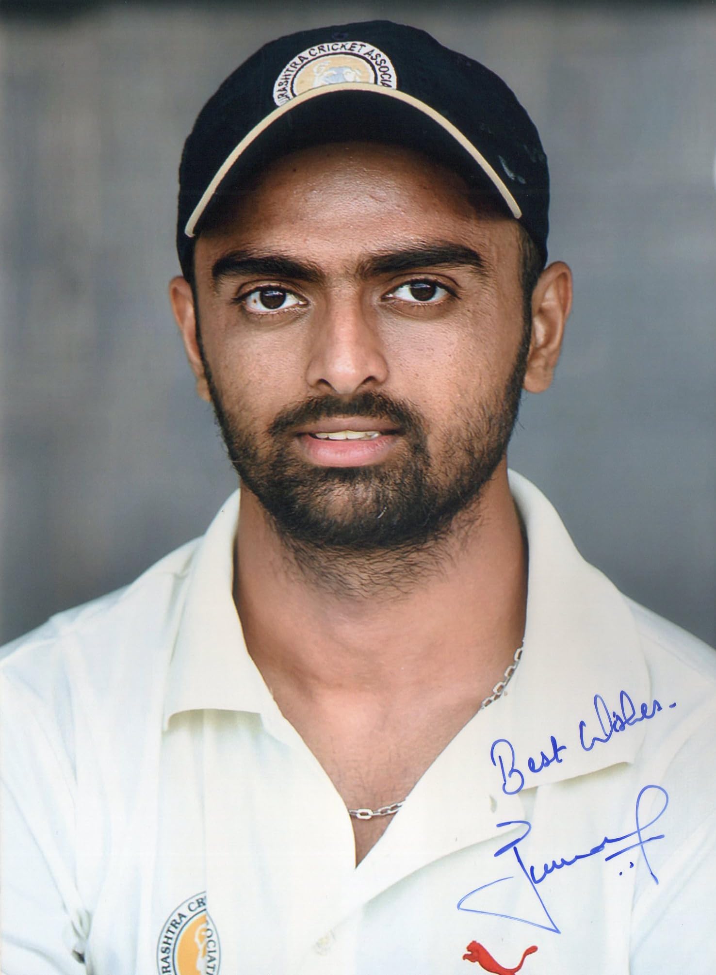 5x7 Inches Original Autographed Photo of Indian Cricketer Jaydev Unadkat-image-37