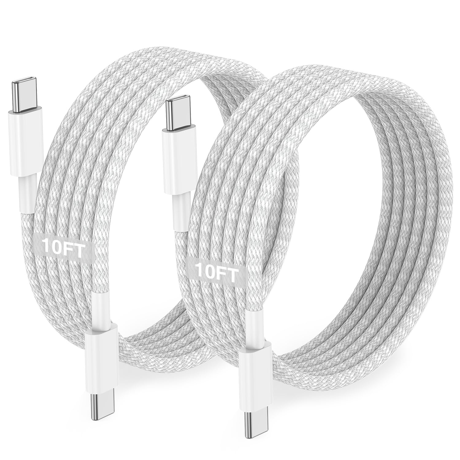 Long USB C to C Fast Charger Cable 10ft 60W Type C to C Fast Charging Cord for