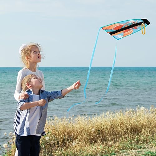 Vista 12 de 3 Pcs Mini Slingshot Kites - Thumb Ejection Kite Beach Toys Gift for Kids Teens Age 4-18 Years Old Easy to Fly Waterproof Stringless Beach Kite