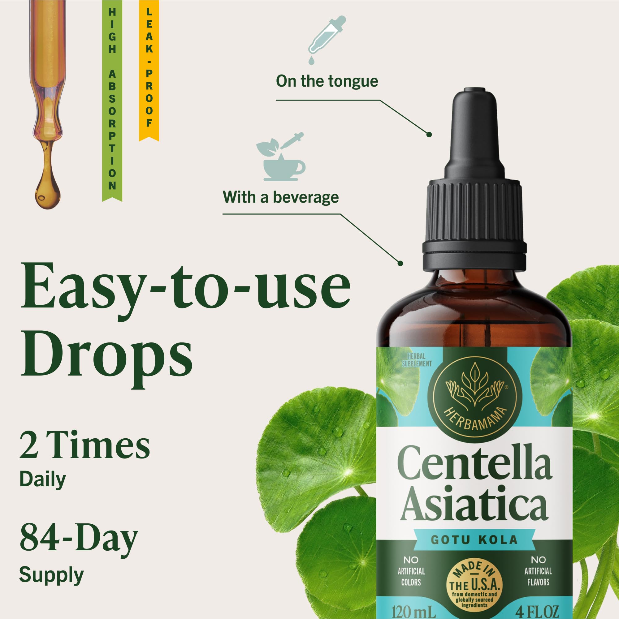 HERBAMAMA Gotu Kola Supplement - Brain Supplements for Memory and Focus — Amazon image 6