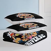 Vista 81 de SOULZZZ Juego de ropa de cama retro hippie tamaño matrimonial, edredón floral de hongos margaritas para niñas y mujeres, edredón negro con 2 fundas