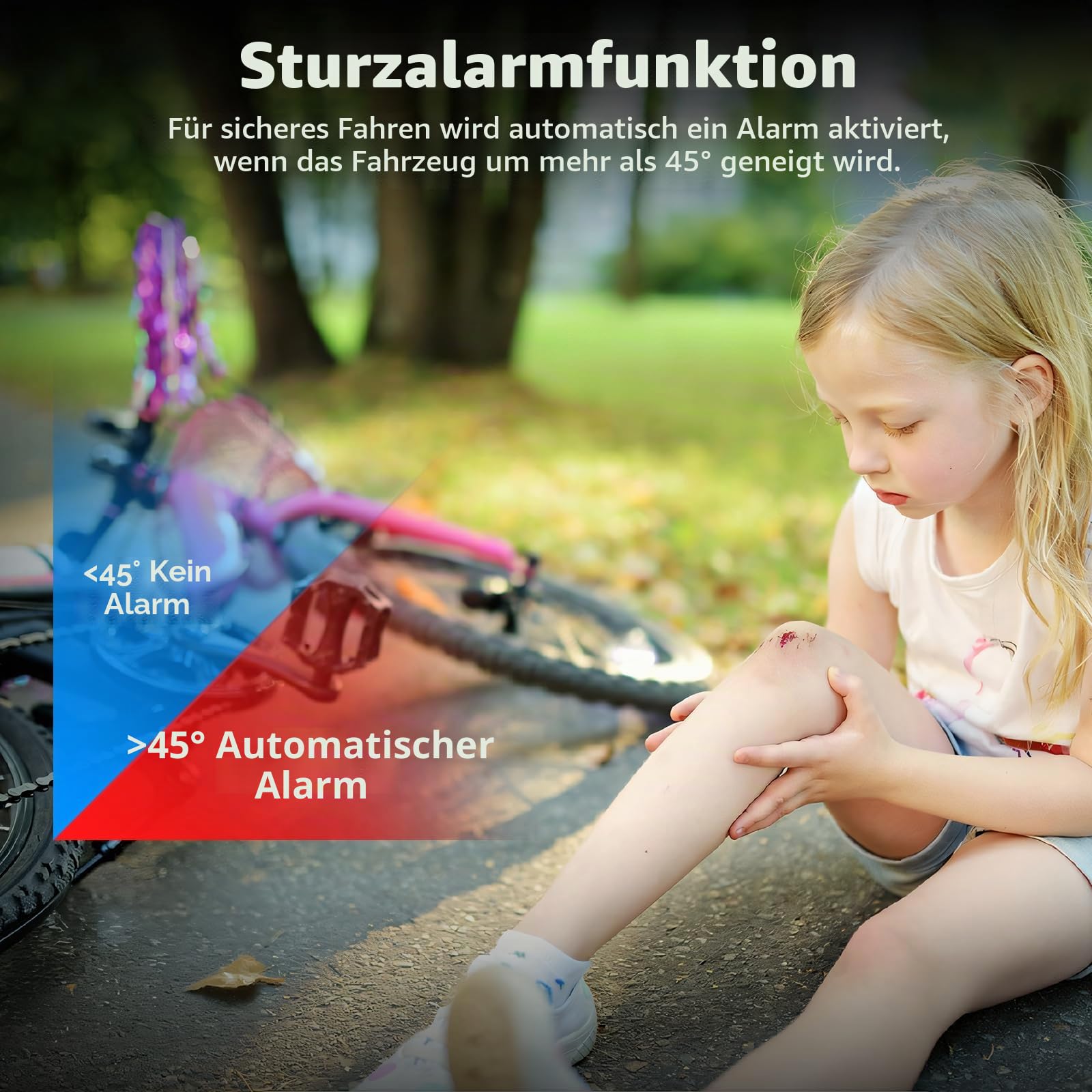 WSDCAM Kabelloser Fahrradalarm mit Fernbedienung, wiederaufladbar, 113 dB laute Fahrradalarmanlage, Diebstahlschutz, IP65 wasserdicht, Fahrradalarme für E-Bikes, Motorräder, Roller, Outdoor-Fahren und