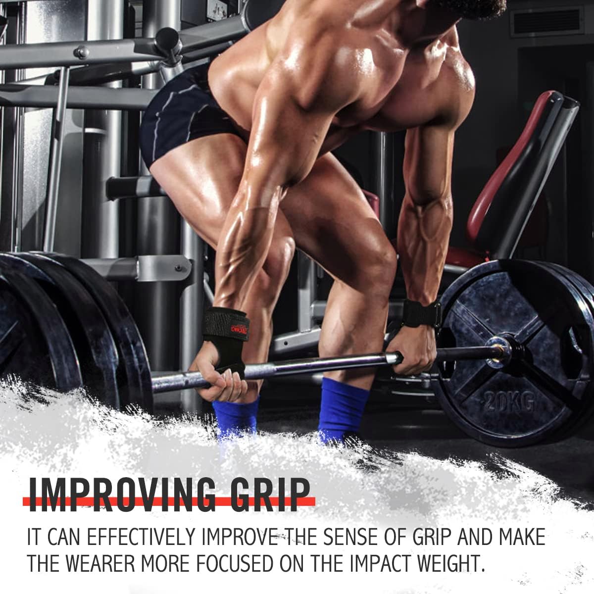 Weight Lifting Grips Workout Pads With Adjustable Wrist Straps - Gym Lifting Wraps For Powerlifting, Deadlifting, Pull Ups, & Cross Training - Ideal for Kettlebells, Barbell, & Olympic Lifts