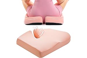 Pink Plush Comfort: Ultimate Cushion for Office or Car
