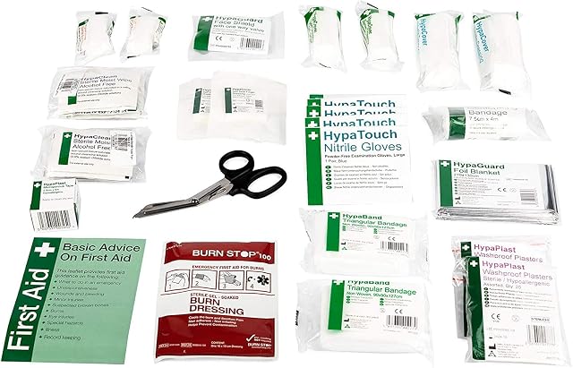 Safety First Aid First Aid Kit Refill Pack British Standard 8599 Compliant, Small 1-25 Persons