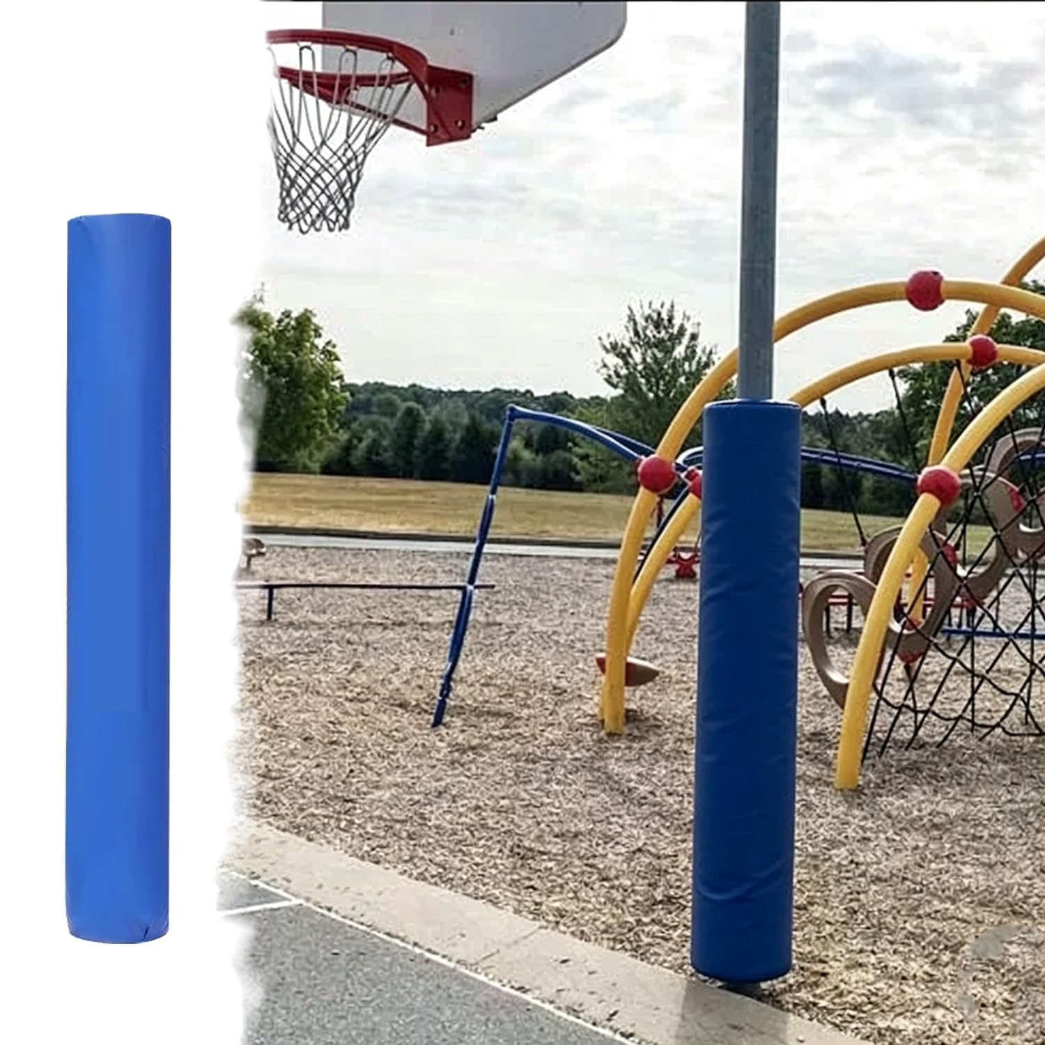 Rembourrage pour poteau de basket évite les chocs protection 2.1m sous-sol