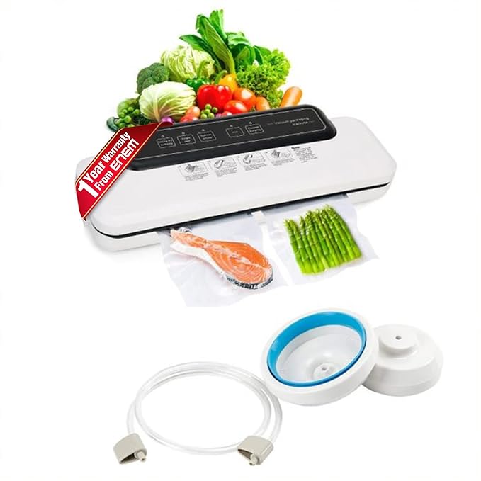 Buy ENEM Vacuum Sealer Machine with Automatic Dry & Wet Air Sealing