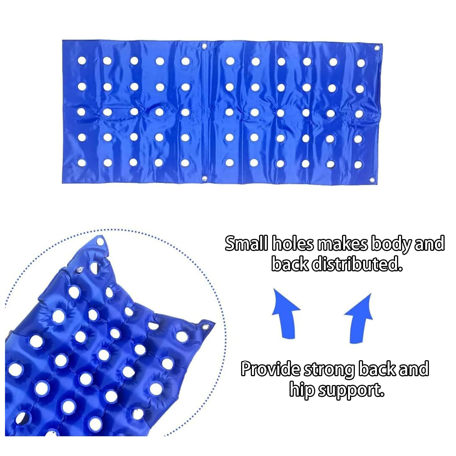 Materasso antidecubito con pompa ad aria, design impermeabile per alleviare la pressione e comfort
