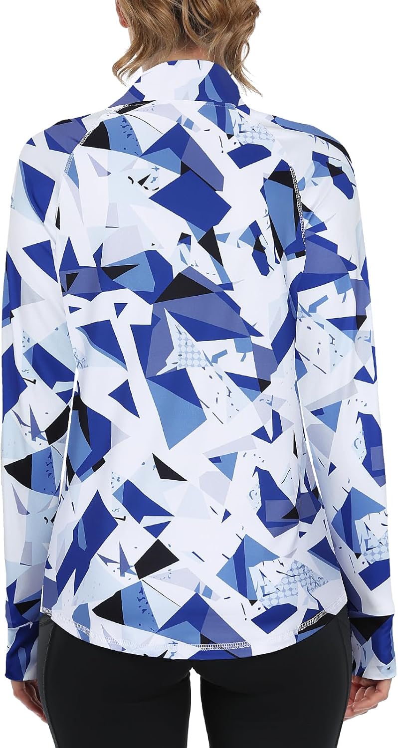 Cucuchy Womens V Neck Golf Polo Shirts Moisture Wicking Sports Workout Tops - Image 3