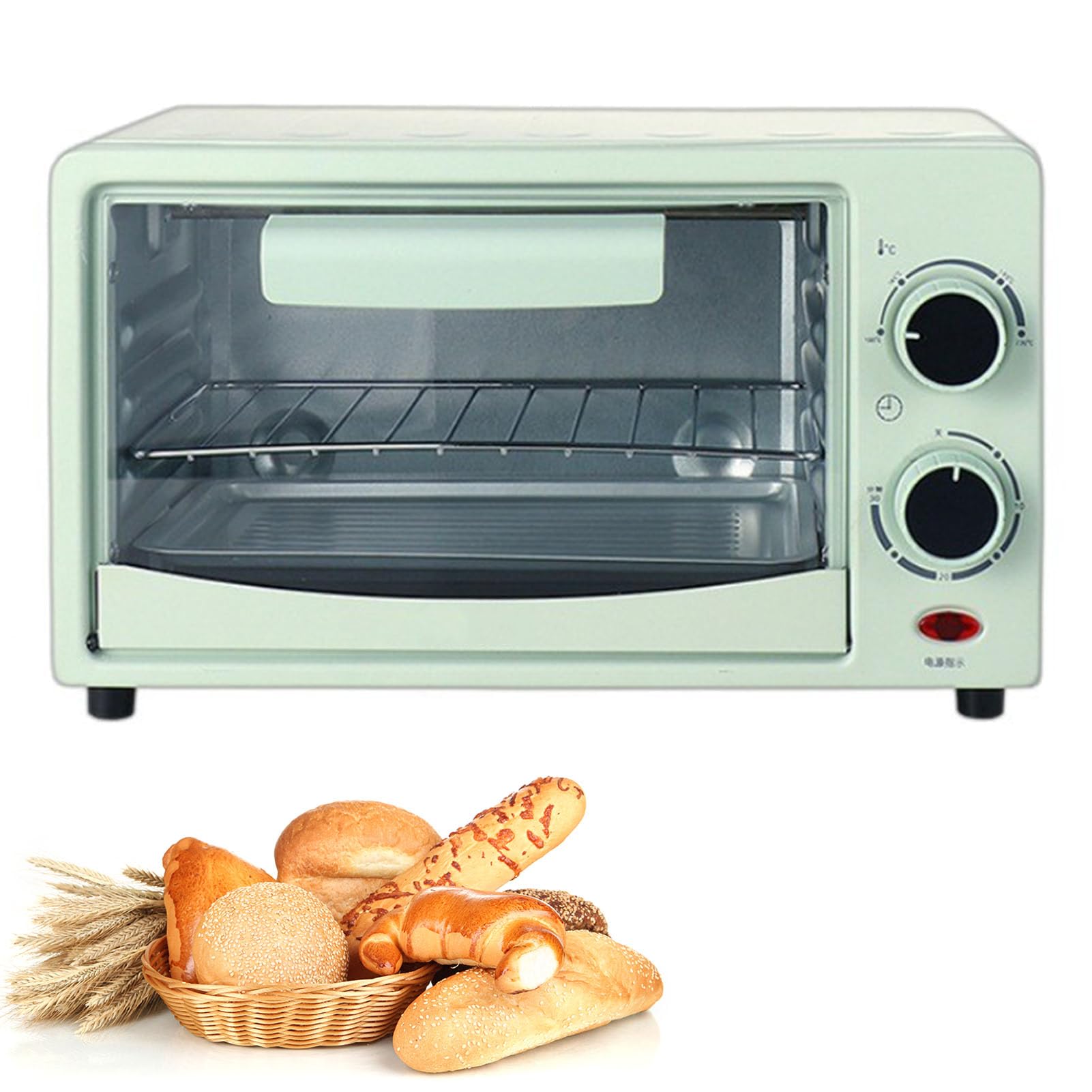 Four électrique Intelligent 12 L, Grille-pain à Convection Et Pâtissier Avec Température Réglable De 0 à 230 °c, Petit Four Multifonctionnel Pour La Maison Et Les Restaurants