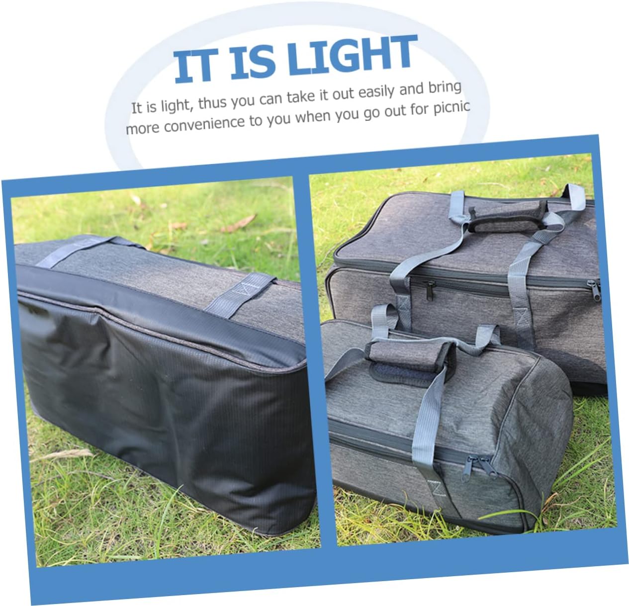 Camping Storage Bag for Cookware Multi-use Pot Pouch with Zipper and Handle Capacity Organizer for Outdoor Cooking and Travel